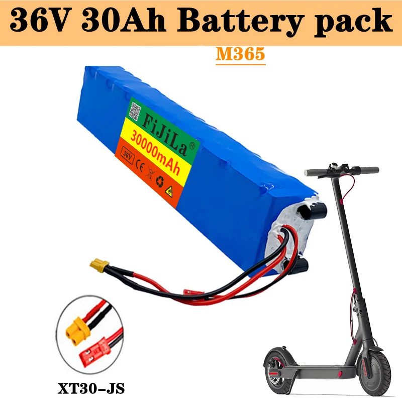 

M365 Bms Lifepo4 10s3p Battery Pack Batterie 36V, 30a Pour Scooter électriquei Mijia M365, Panneau BMS, Bateria