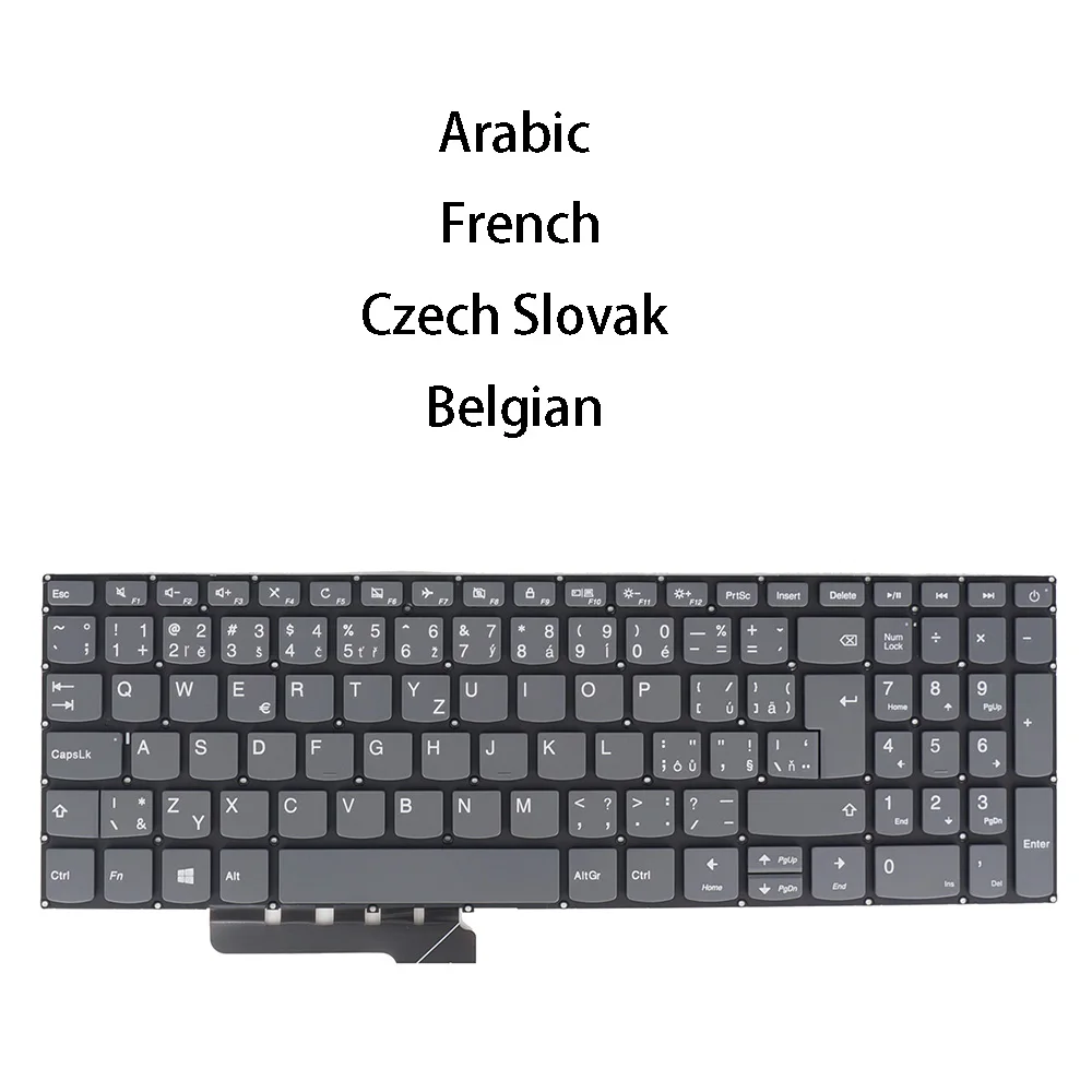 

Арабская, французская, Чешская, Словацкая, Бельгийская, AZERTY клавиатура для Lenovo 330H-15AST 330H-15ICH 330H-15IKB 330H-17AST 330H-17ICH 330H-17IKB