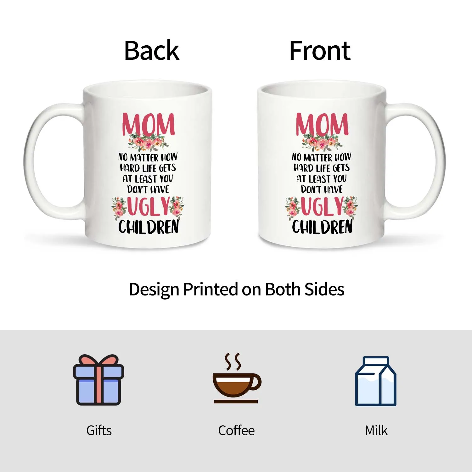 Керамическая Кофейная Кружка Best Mom Ever 11 Унций Ручная Универсальная Посуда Для