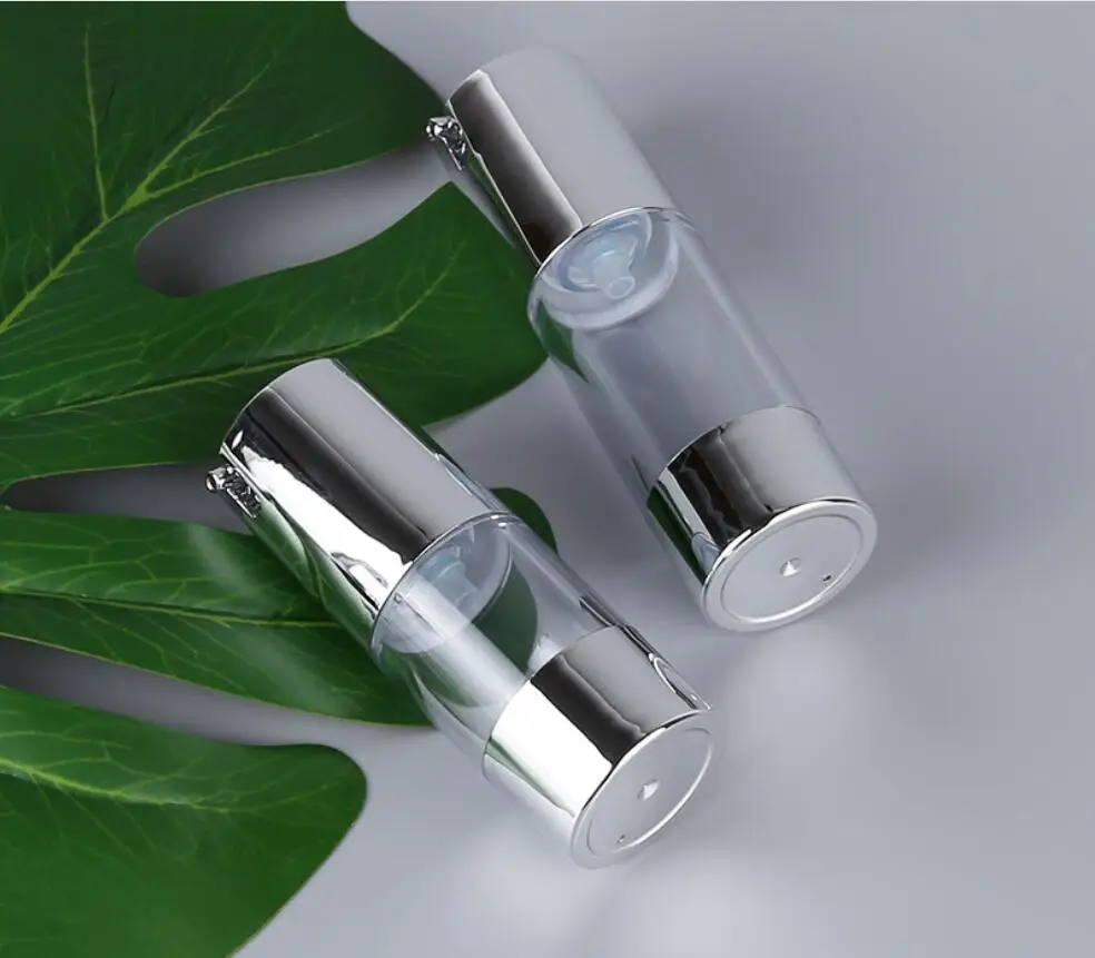 Вакуумная бутылка 30 мл без воздуха флакон с УФ серебряным вакуумным насосом