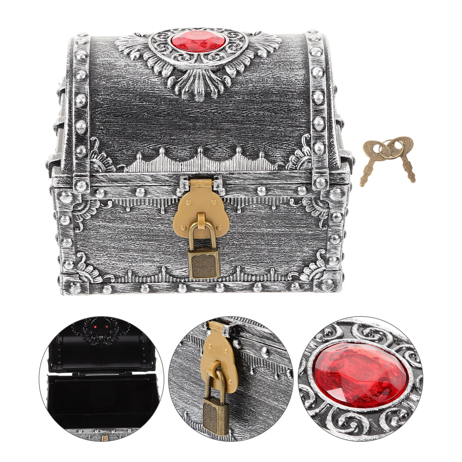 Пиратская коробка для охоты за сокровищами детская ретро-хранение креативный