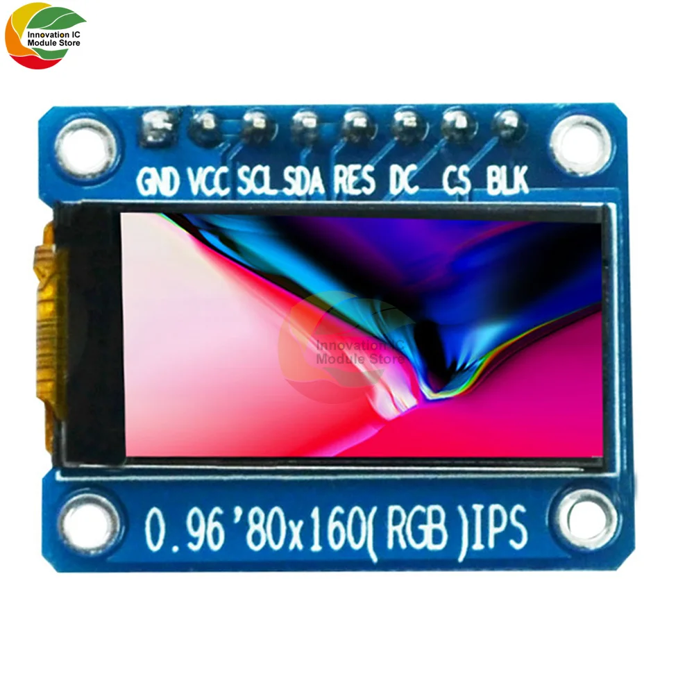 Полноцветный модуль ЖК-дисплея 80X16 0 IPS 96 дюйма HD 65K ЖК-дисплей драйвер ST7735 80*160 3 В