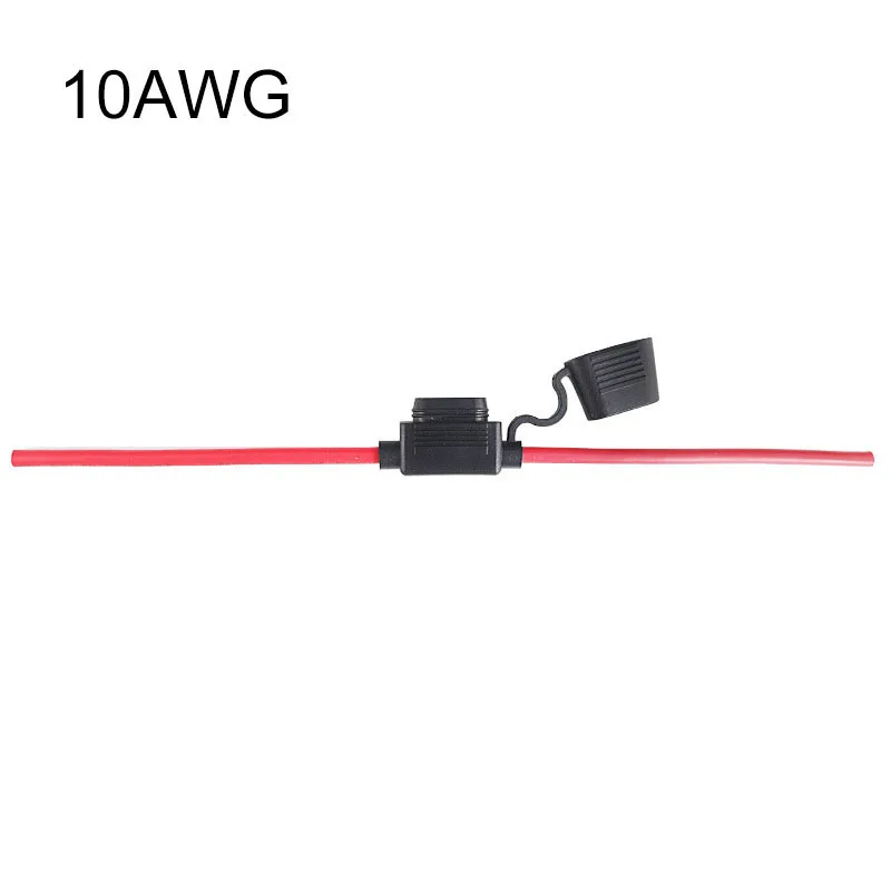 

Автомобильная розетка с проводом 16/14/12/10AWG, водонепроницаемый средний автомобильный держатель предохранителей, лезвие, кабель предохранителя R23