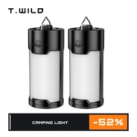t wild mini led outdoor camping light can hang tent can usb rechargeable emergency light outdoor light water proof