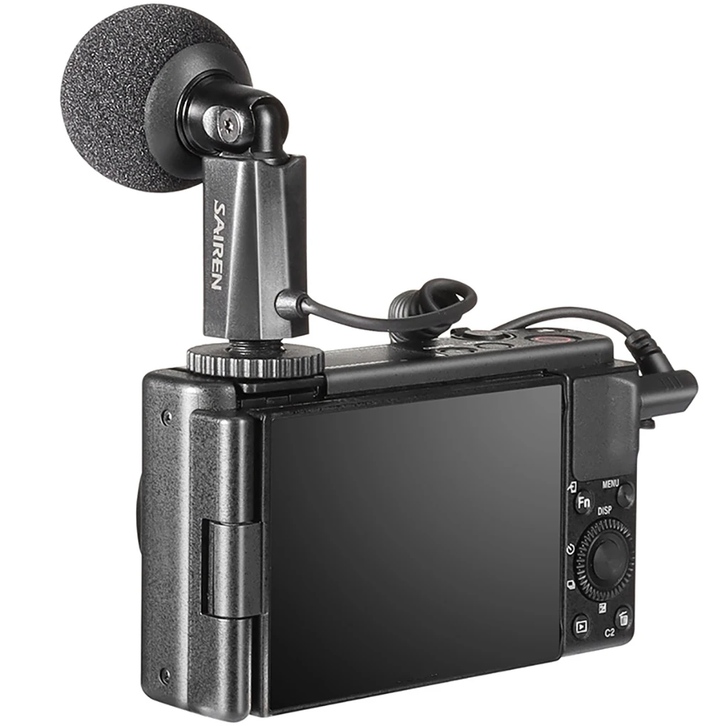 

Camera Microphone Portable 75Hz-20KHz Windproof Noise Reduction Photography Video Making Live Broadcasting Mic