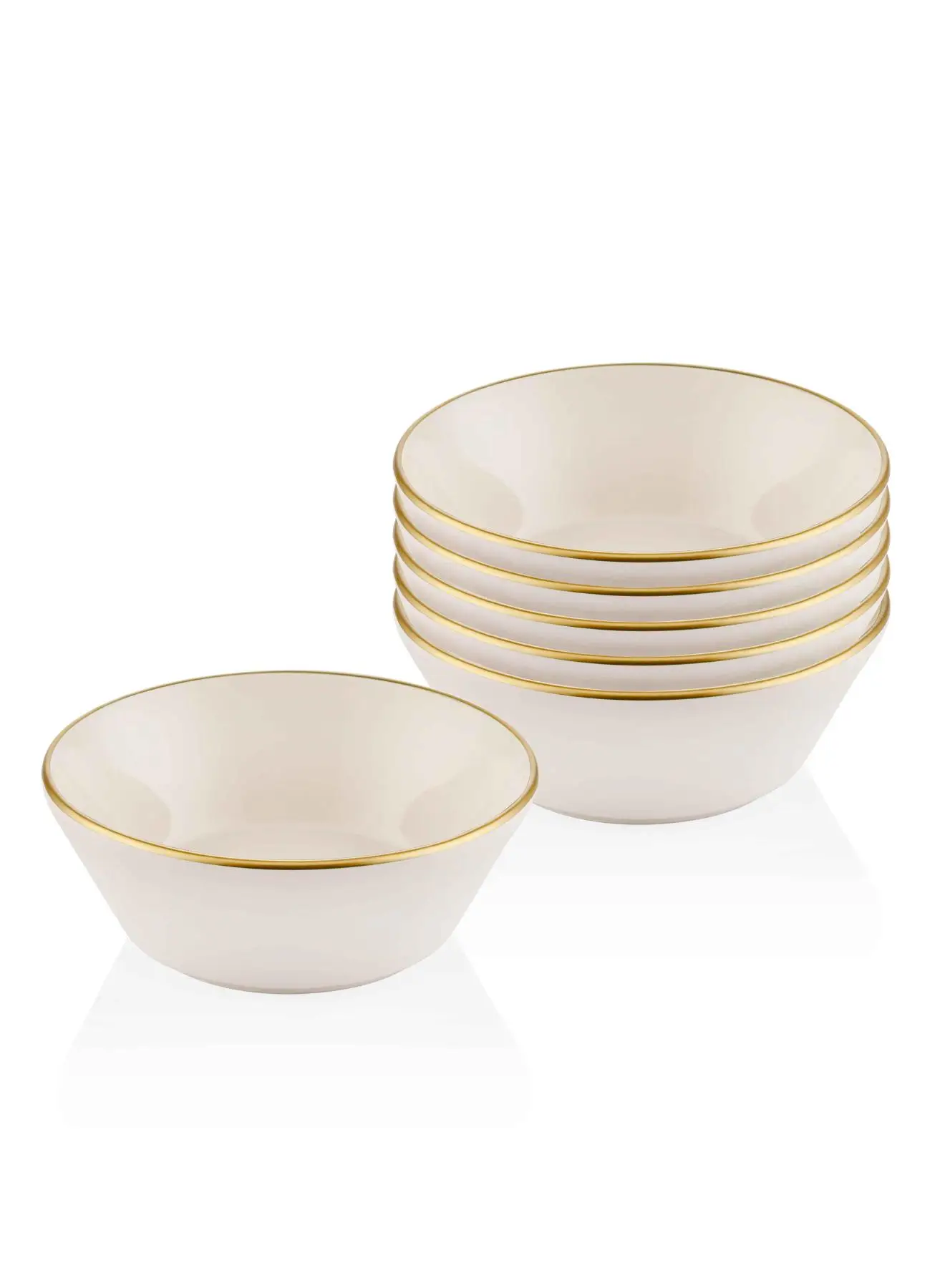 Базовый набор керамических чашек посуды из 6 для крема-15 см |