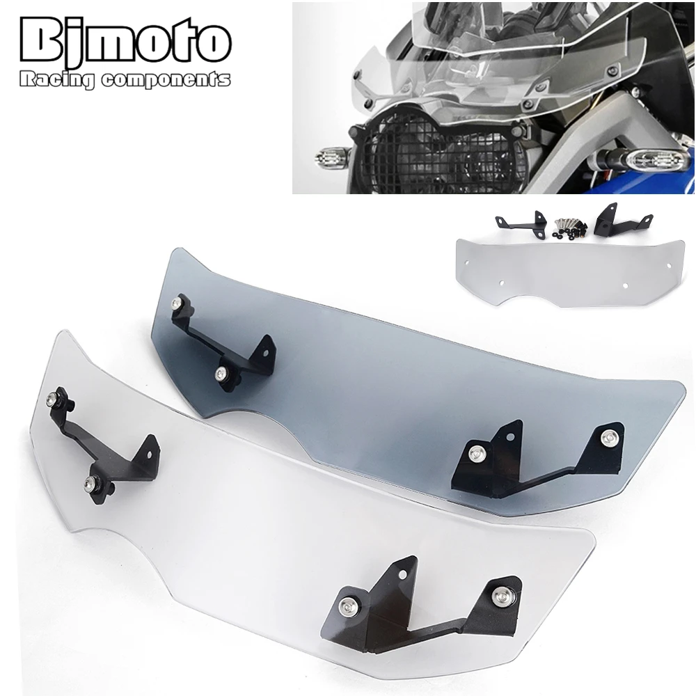 

R1200GS R1250GS Motorcycle Upper Wind Deflector Windscreen Windshield For BMW R1200GS R1250GS R 1250 1200 GS LC ADV