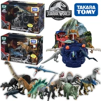 takara tomy jurassic park tyrannosaurus rex mosasaurus dinosaur set animal model box toys movable joint