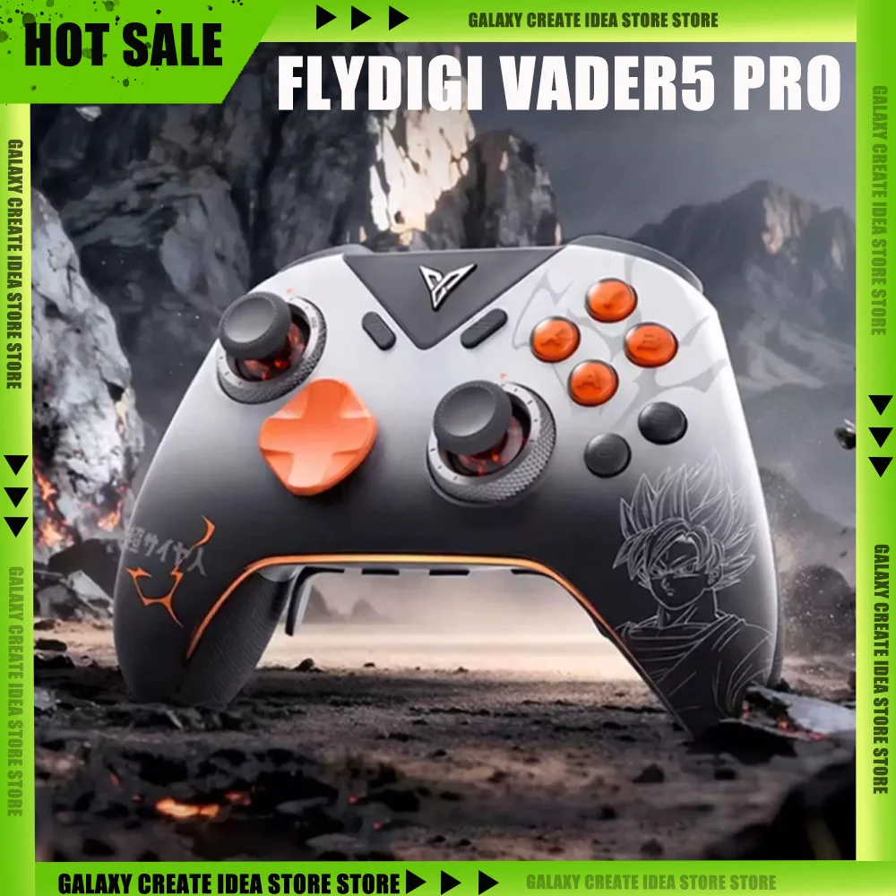 Фото Беспроводной игровой контроллер Flydigi Vader5 Pro для Switch, ПК и мобильных устройств, Bluetooth-контроллер для Steam, подарок для геймеров №1