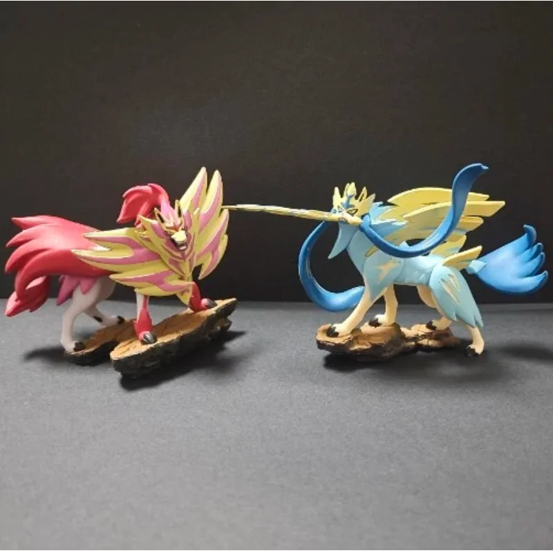 Коллекция редких Pokemon фигурок премиум-класса 2023, красивые блестящие фигурки Zamazenta Zacian, игрушки, 6 см, аниме подарки из ПВХ, в наличии