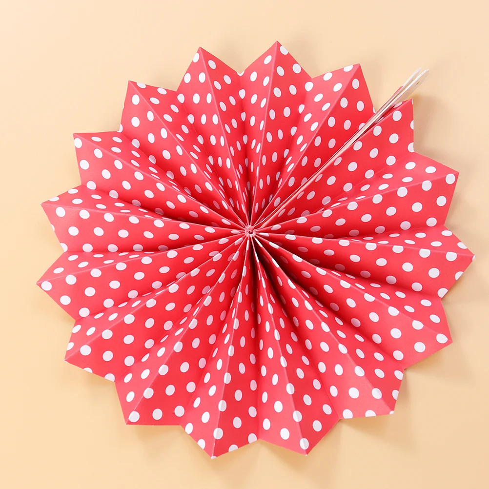 

Folding Fan Paper Fans Decor Birthday Party Decoration Decorative Props Hanging Decors