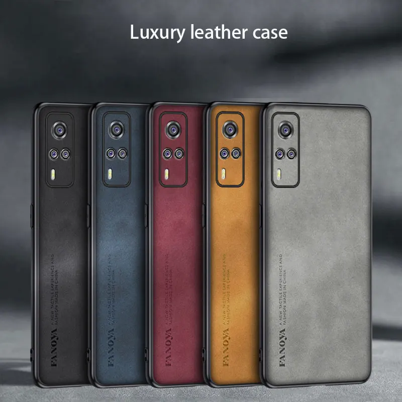 

Luxury Leather Case For Vivo Y51 2020 Cover For Vivo Y31 2021 Phone cases Shockproof Fundas Y51 Y31 Y21 Y21S Y33S Y53S Y72 Y75