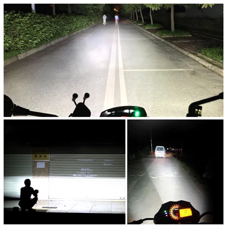 Фары для мотоцикла 12 В 8/12 светодиодов/16 светодиодов