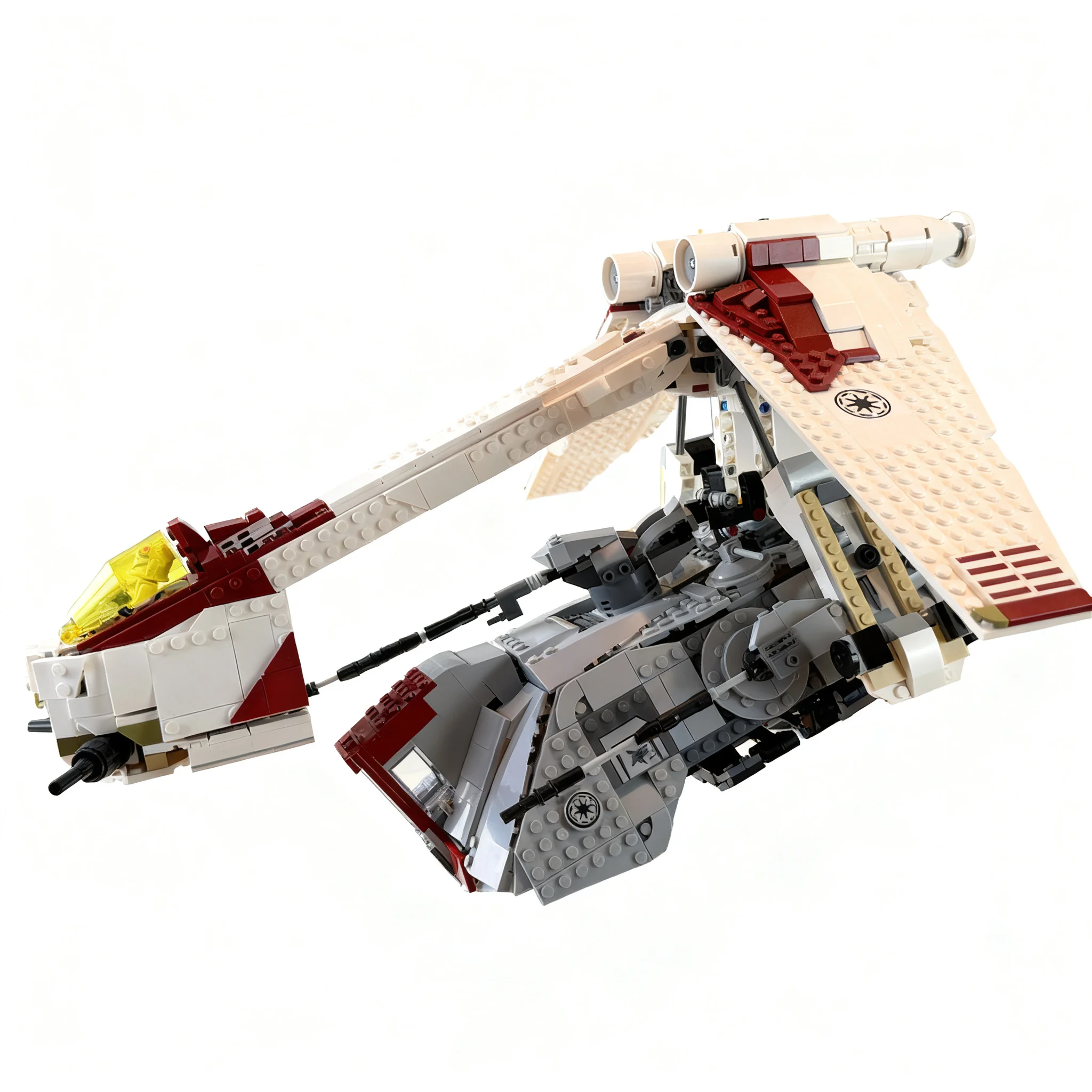 Фото Набор для сборки MOC Star Battle Mygeeto, 1486 деталей, альтернативные модели, конструктор, идея для самостоятельной сборки, рождественский подарок, игрушка №4