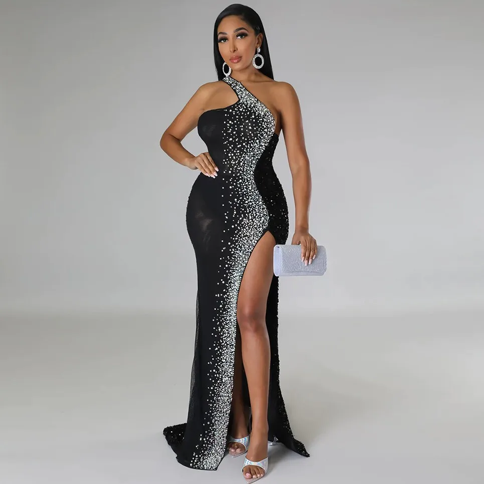 

Африканские платья для женщин, Дашики, облегающее платье макси, сексуальное платье с V-образным вырезом без рукавов, Клубное вечернее модельное платье знаменитости, длинные платья