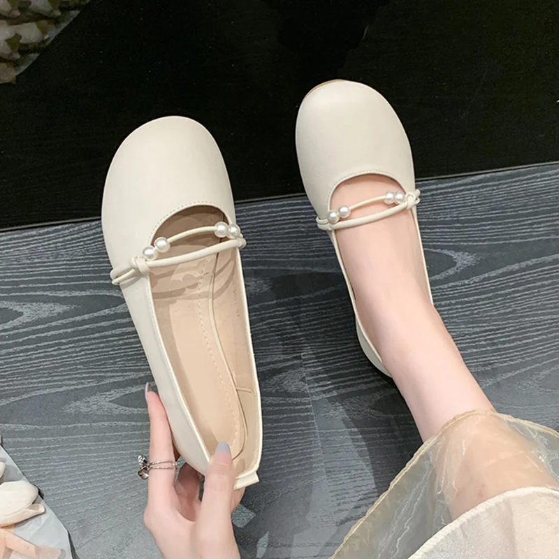 

Женские кроссовки без шнуровки, из ПУ кожи, с круглым носком