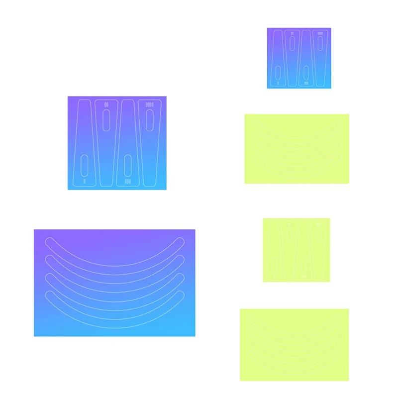 

Аксессуары для дрона, светящиеся наклейки из ПВХ для Avata, для ночного полета, аксессуары для дрона, градиентные цвета