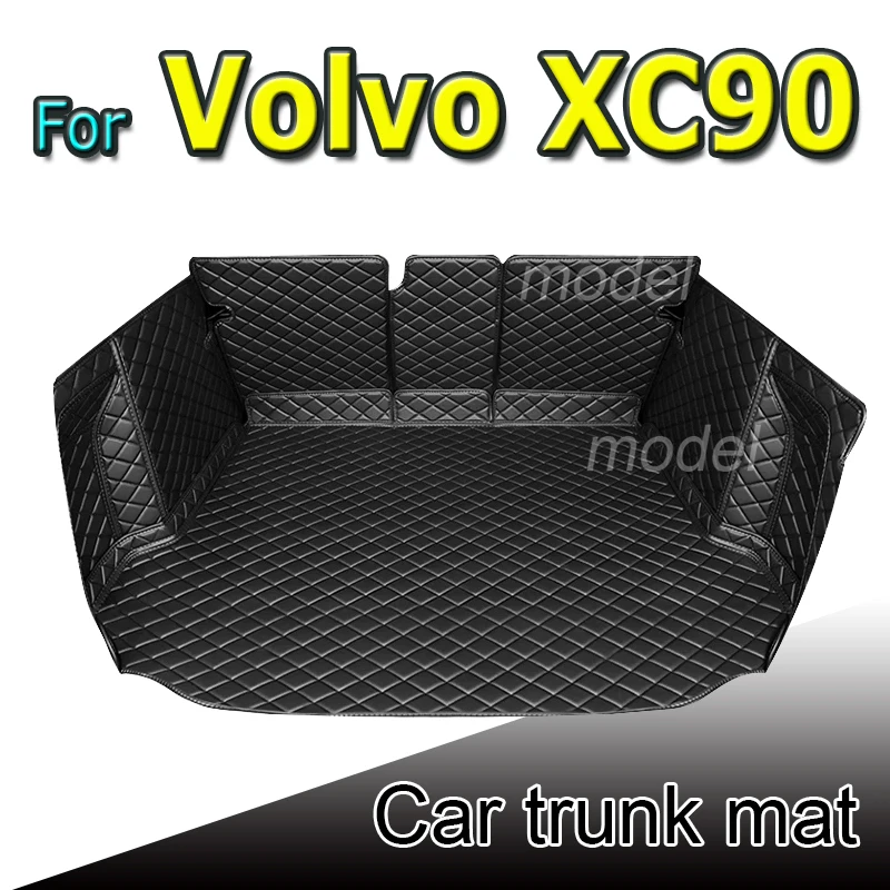 

Car trunk mat for Volvo XC90 Seven seats 2016 2017 2018 2019 2020 2021 2022 Cargo Liner Carpet Interior Parts Accessories Cover