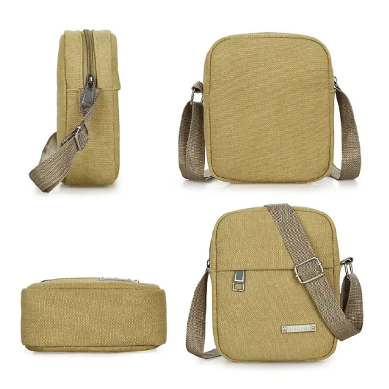 Модная мужская мини-сумка через плечо повседневная маленькая сумочка из