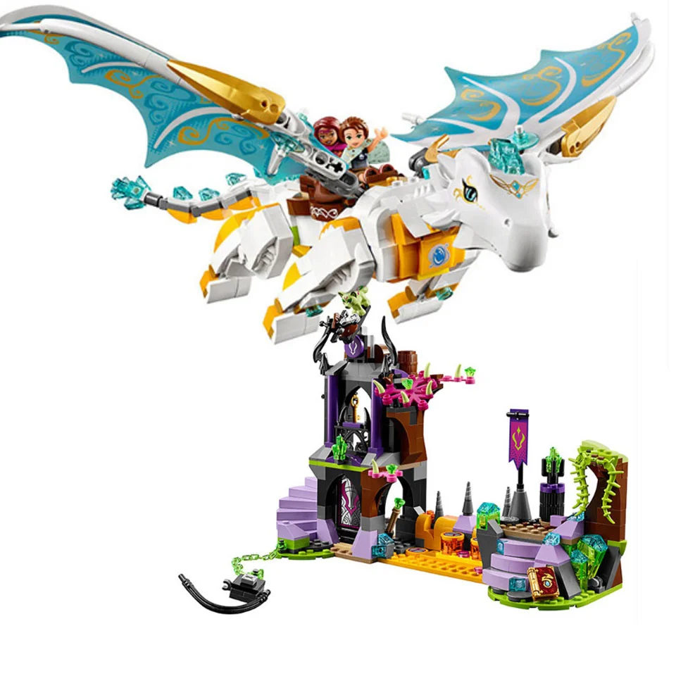 

Elves 10549 Elves Dragon Sanctuary Building Bricks Blocks DIY Educational Toys Compatible with Girls Friend 41178 Friends