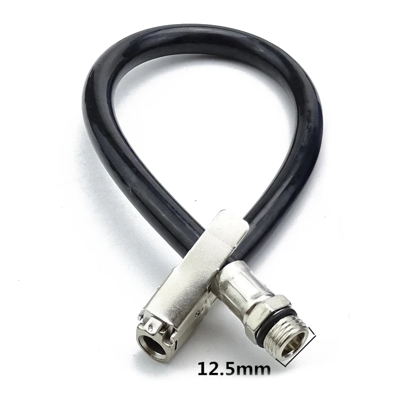 Car Inflatable Tube Locking Car Truck Air Rubber Hose Lock Clip on Chuck Tyre Tire Inflator Tube Adapter Tyre Air Connection
