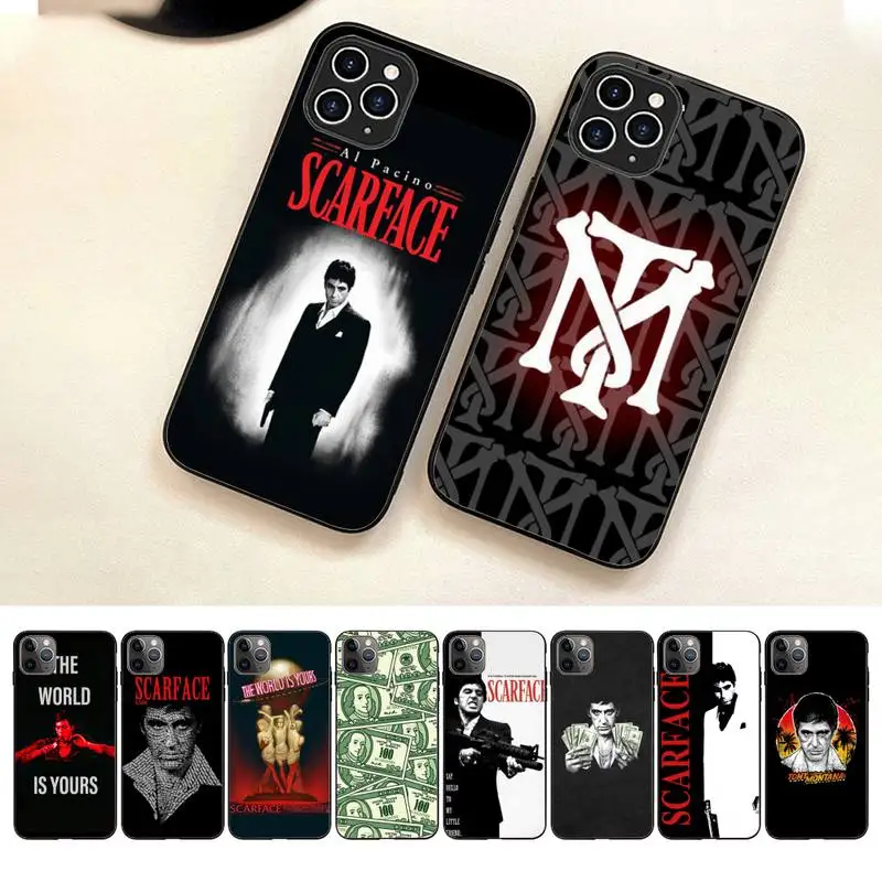 

Scarface Tony Montana Phone Case For Iphone 7 8 Plus X Xr Xs 11 12 13 Se2020 Mini Mobile Iphones 14 Pro Max Case