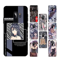 sakurajima mai anime phone case for samsung galaxy s 20lite s21 s21ultra s20 s20plus for s21plus 20ultra