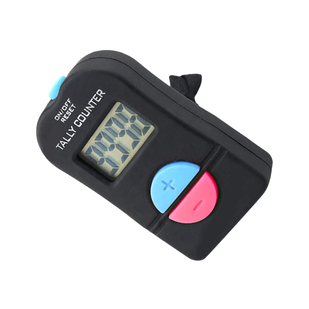 

Electronic Counter with Lanyard Handheld Add Number Counters Display Manual Battery Powered Small Calculator Sports Gym