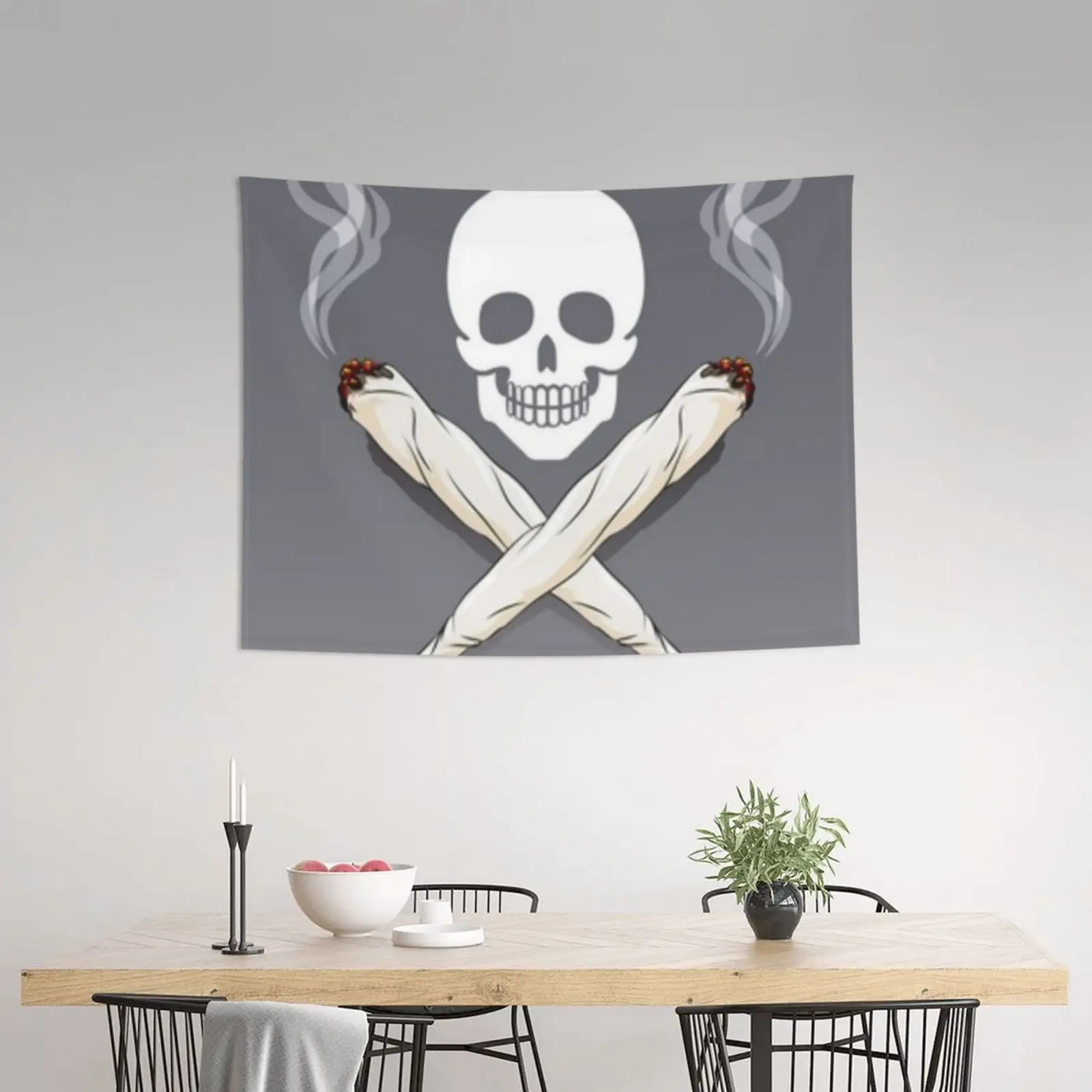 

Skull Tapestry Aesthetic Trippy Tapestry Wall Hanging Room Decor Hippie Wall Tapestry Wall Decorations for Bedroom Aesthetic