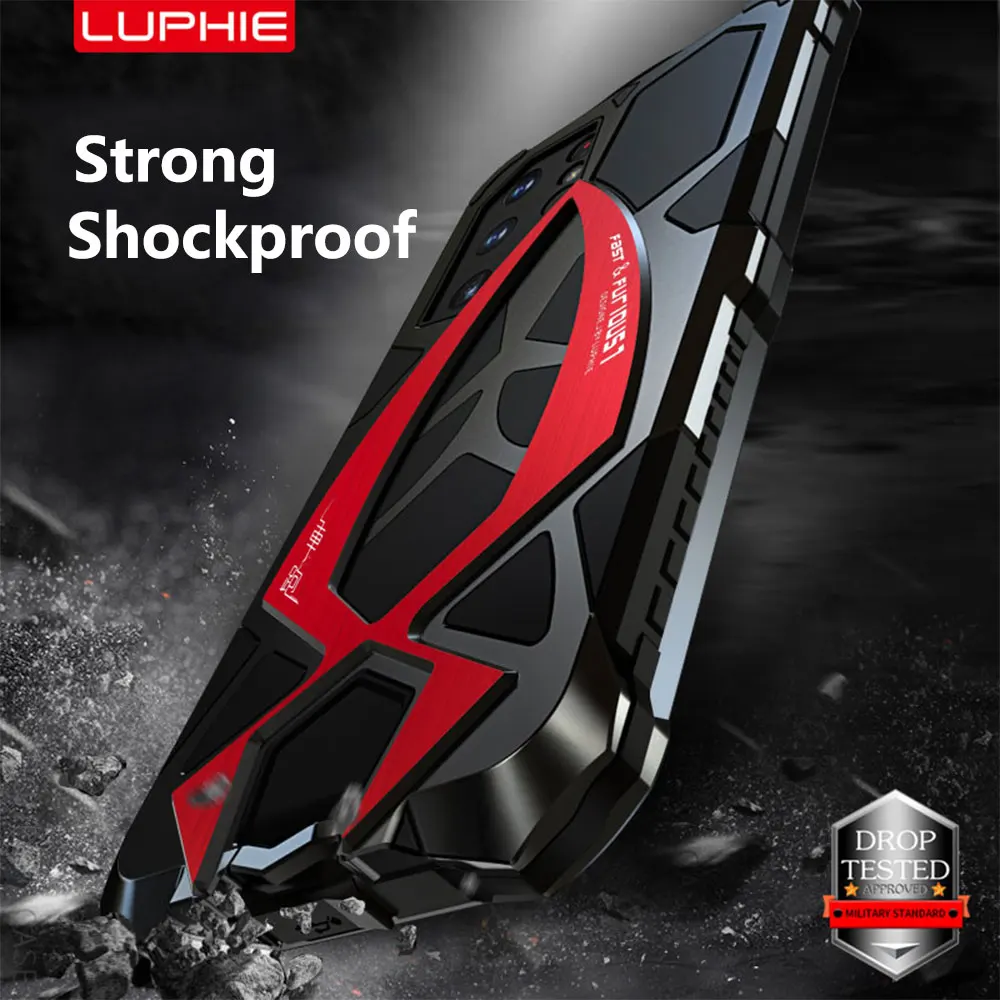 Tanie Metalowy Futerał Ochronny Do Samsung Galaxy S21 Ultra Cover S21 Plus S22U Funda Telefon Gumowy żel Odporny Na Wstrząsy Shell S21 FE