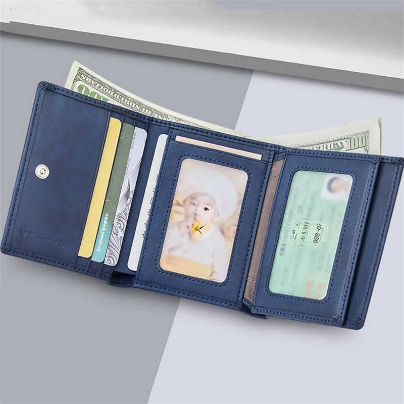 Роскошный брендовый кошелек WILLIAMPOLO для мужчин стильный короткий бумажник мелочи