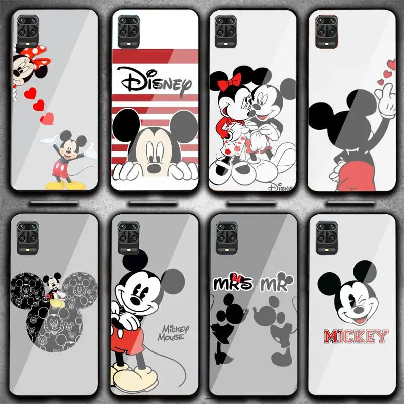 

Disney Mickey Phone Case Phone Case For Xiaomi6 8SE X2S NOTE3 Redmi4 5 6 Plus Note 4 5 6 7 Tempered Glass Shell