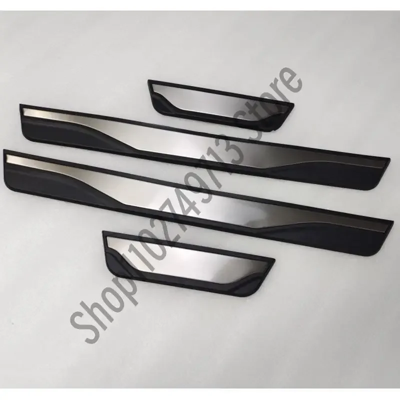 

Стайлинг автомобиля для Geely Monjaro 2022 2023 2024, накладка на порог, накладка из нержавеющей стали, защитная полоса для педали, аксессуары