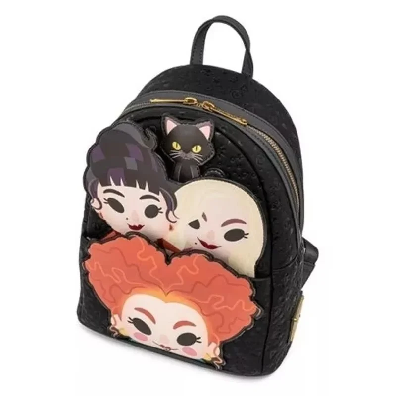 MINISO PU Leather Hocus Pocus Chibi Mini Backpack Fashion High Quality Sally Lady Birthday Gifts for Girls