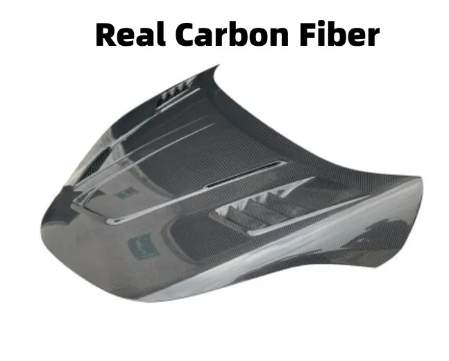 Для Toyota CHR C-HR 2018 2019 2020 2021 2022 2023 натуральное углеродное волокно/Смола грунтовка для