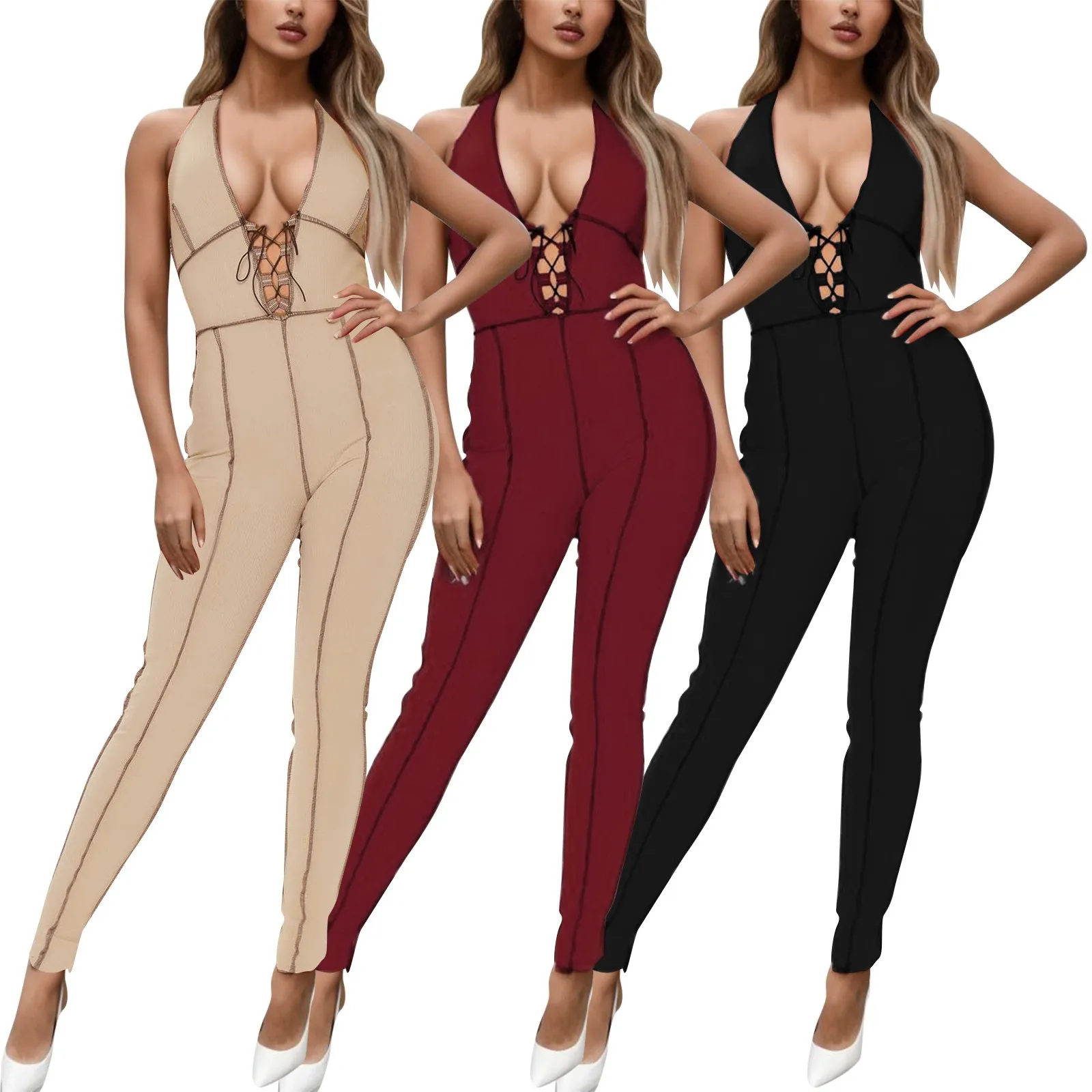 Облегающий Комбинезон Женский Купить