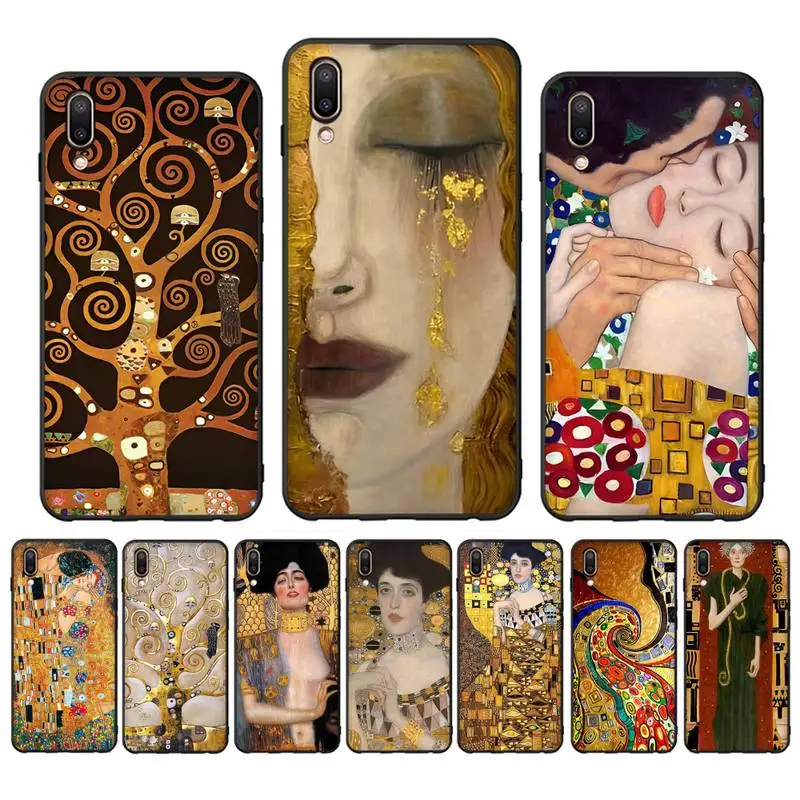 

Kiss By Gustav Klimt Phone Case for Redmi 8 9 9A for Samsung J5 J6 Note9 for Huawei NOVA3E Mate20lite cover