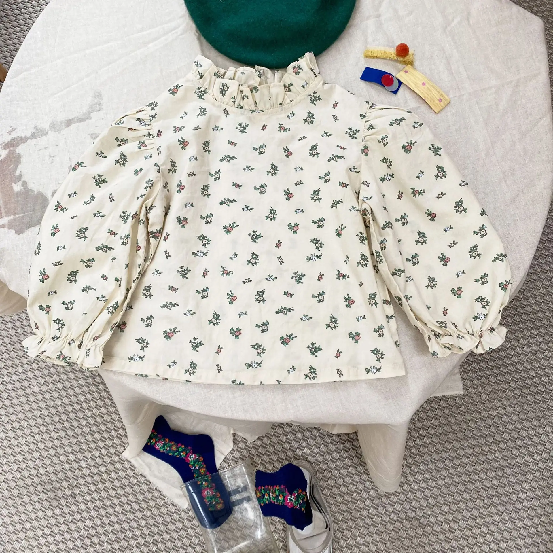 Рубашки для девочек новинка 2022 летняя корейская детская одежда Детская