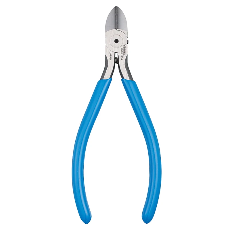 

VESSEL Diagonal Pliers with Light Weight Design for Cutting Copper, Plastic and Aluminum Wire Japan Tools No.HMN-125A