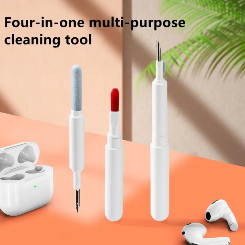 

Earphones Case Cleaning Tools Cleaner Kit Compact Four In bluetooth-compatible Headset Cleaning Pen