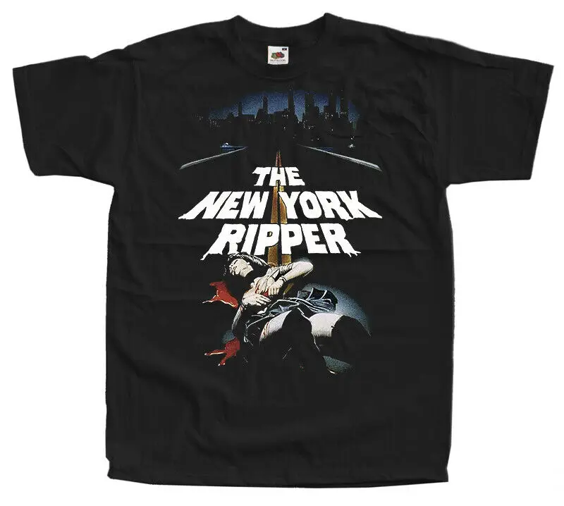 

The New York Ripper V1 Lucio Fulci HORROR 1982 T-Shirt (BLACK) ALL SIZES S-5XL