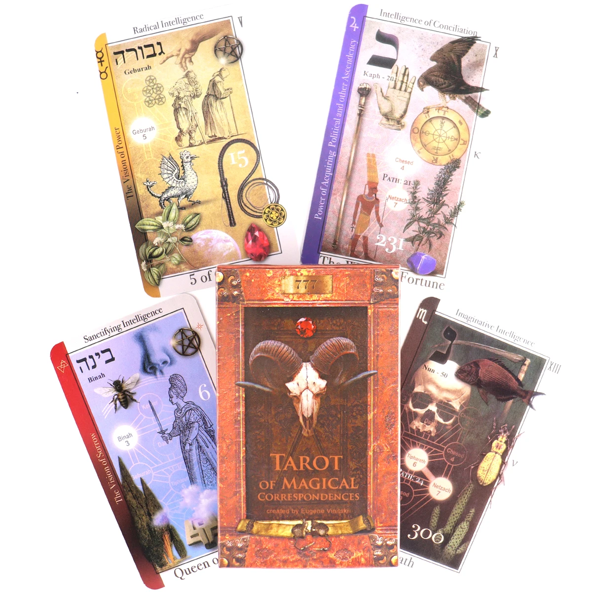 

Magical Correspondences Tarot Deck Board Game Multiplayer Family Party Game Fortune Telling Prophet Oracle Cards With Guide