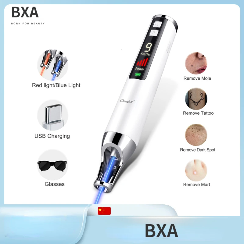 

Laserpen Picosecond Red Blue Light Therapy Device Mole Wart Freckle Tattoo Removal Dark Spot Remover for Face Laser Skin Care