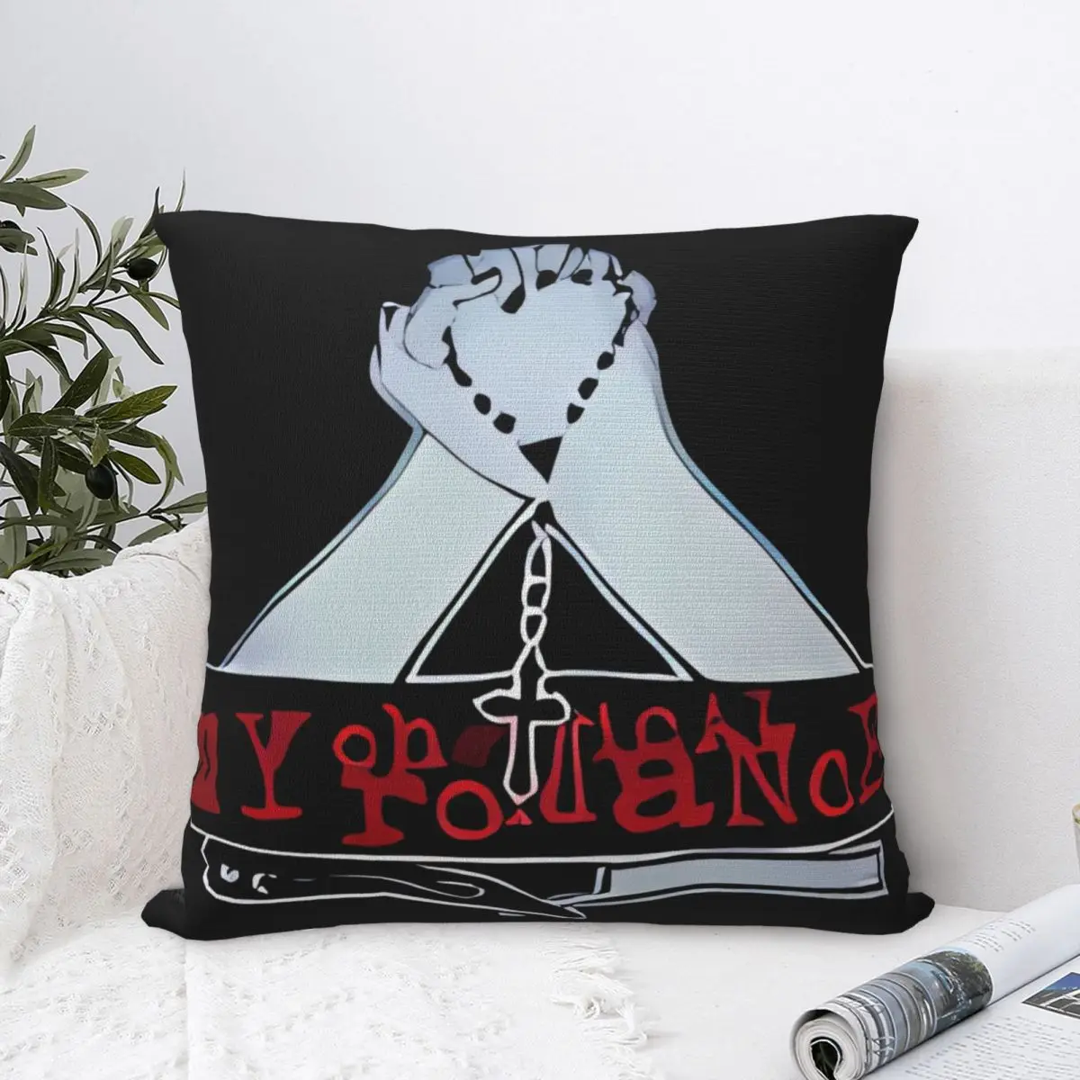 

My Chemical Case Modern Dakimakura Anime Pillow Polyester Cushion Cover Printing Microfibers Non-fading Non-stick Anti-shrunk