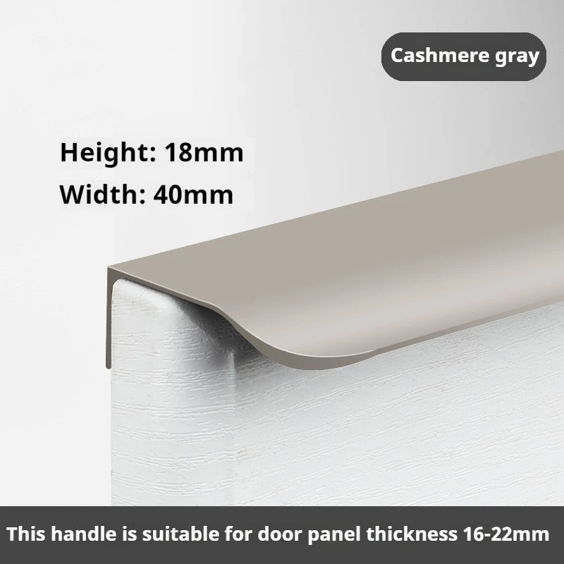 

Черные алюминиевые ручки для шкафов