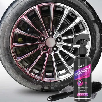 Car Iron Remover Kit Aivc Paint Brake Care Wheel Hub Rust Removal Metal Disc Iron Powder Cleaner Chemical Reaction Car Detailing