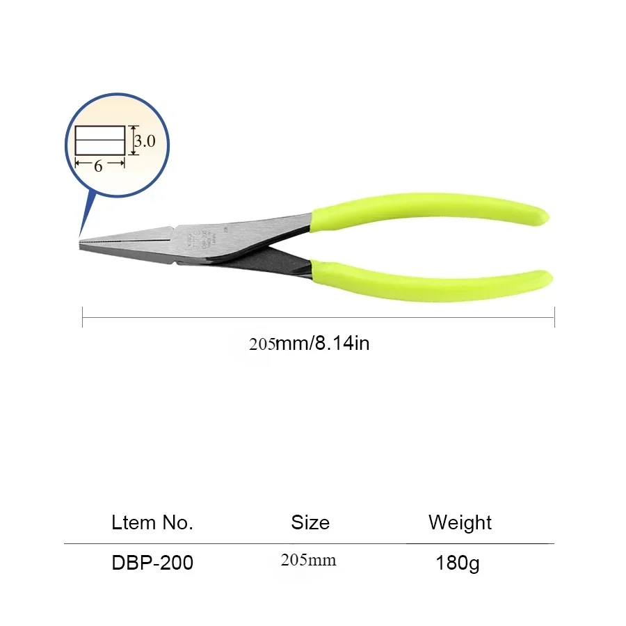 8-дюймовые плоскогубцы | Щипцы для утиных челюстей с удлиненным носом, предназначенные для трудно использовать места ким рандо ты молод поэтому тебе трудно