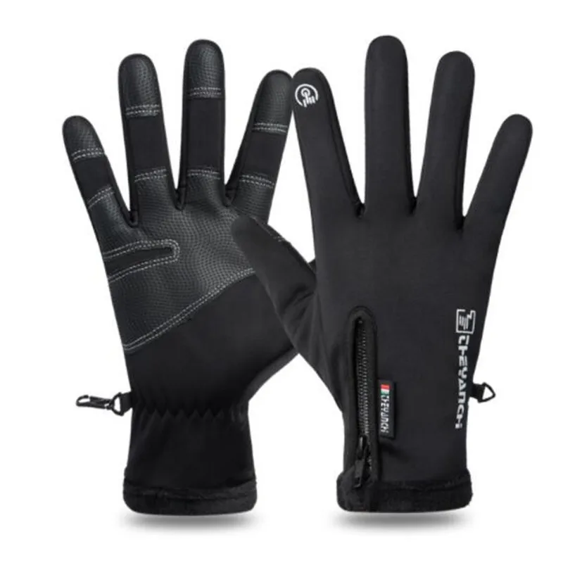 

Winter Warm Cycling Gloves Waterproof Bicycle Gloves Outdoor Scooter Riding Motorcycle Warm Windproof Sport Ski Bike Gloves