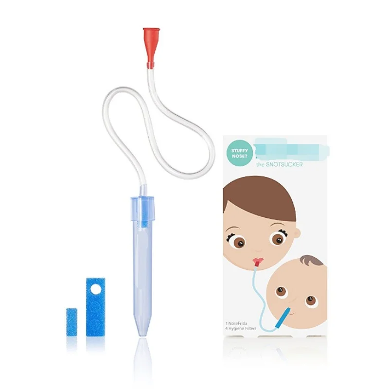 

Носовой аспиратор Snot для новорожденных, вакуумный очиститель для носа для детей, мягкий наконечник для детей, безопасный уход за ребенком, поглощение