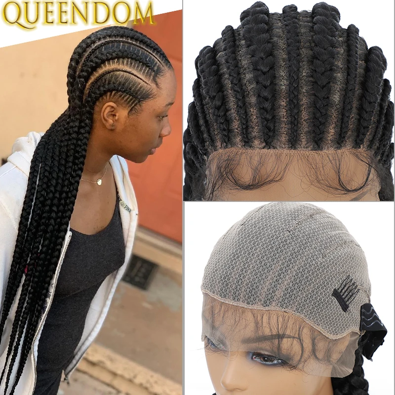 Кукурузные полные искусственные плетеные парики